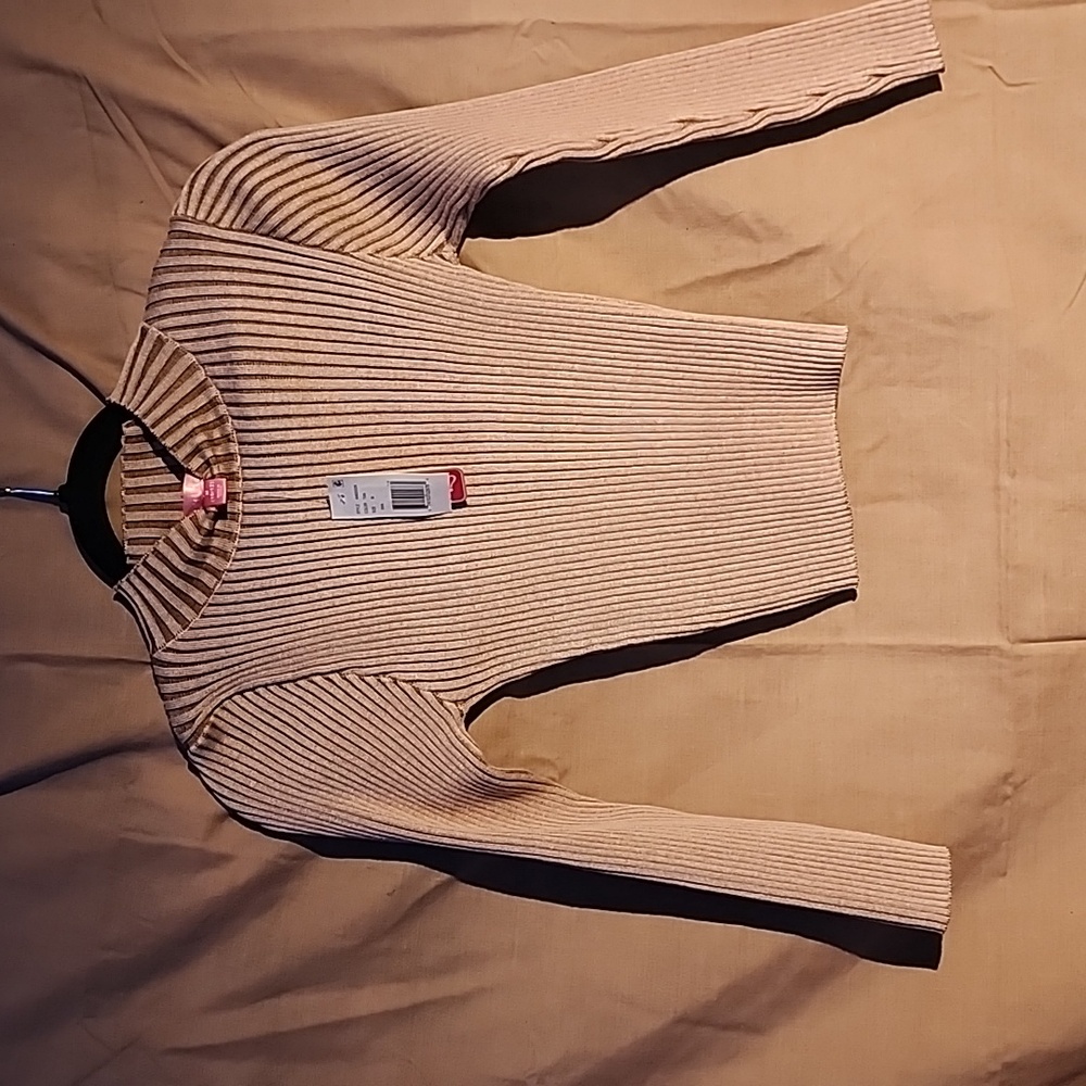 Say What? New York mockneck knit pullover